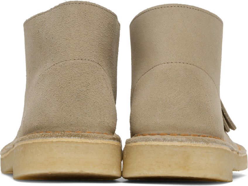 Clarks Originals Beige Lace-Up Desert Boots