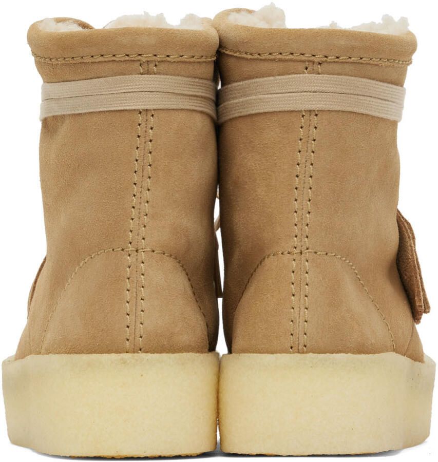 Clarks Originals Beige Wallabee Cup Hi Boots