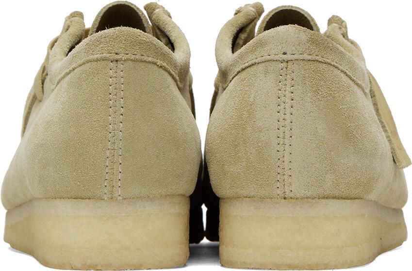 Clarks Originals Beige Suede Wallabee Derbys
