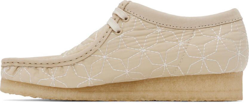 Clarks Originals Beige Wallabee Derbys - Picture 3