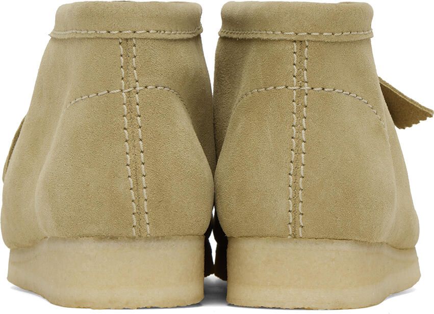 Clarks Originals Beige Wallabee Desert Boots - Picture 3