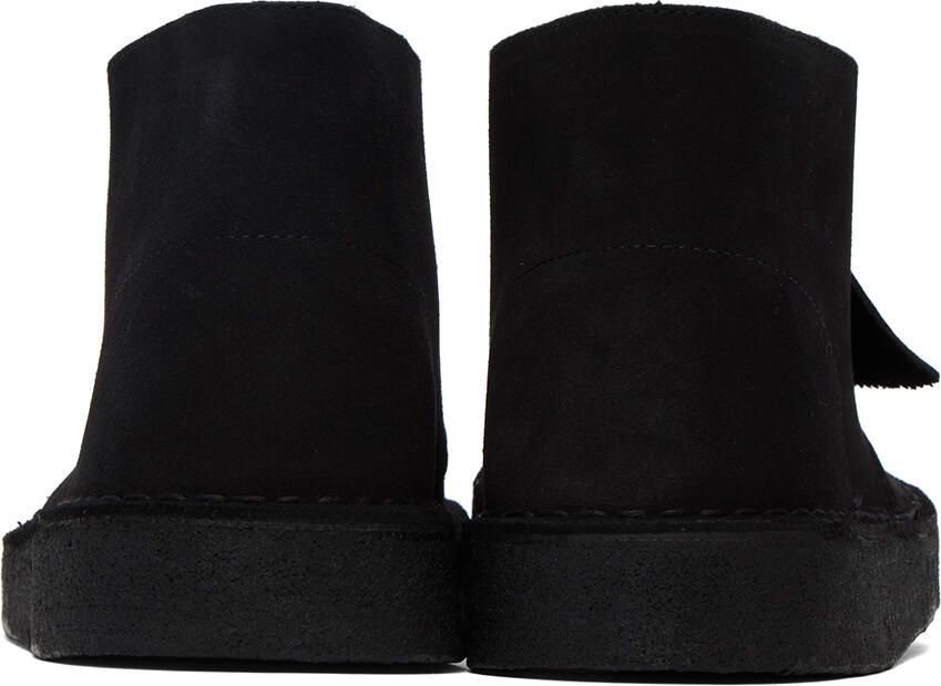 Clarks Originals Black Suede Coal Desert Boots - Picture 2