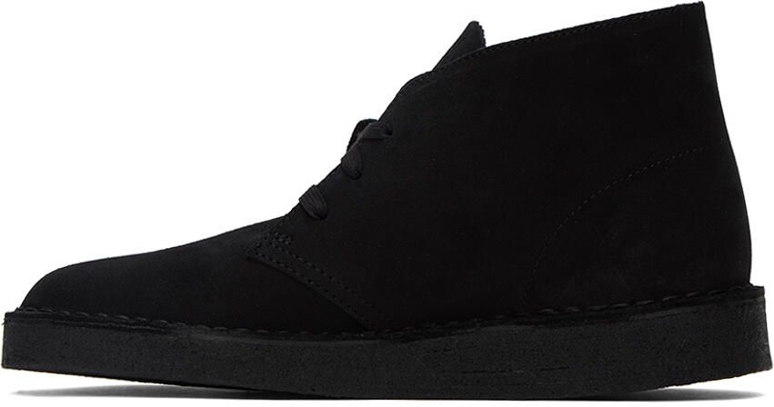 Clarks Originals Black Suede Coal Desert Boots - Picture 4