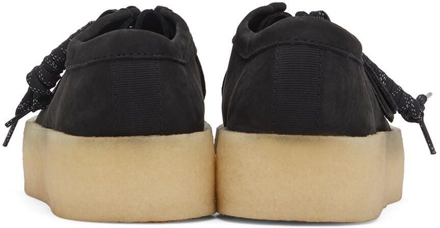 Clarks Originals Black Nubuck Wallabee Cup Lace-Up Shoes - Picture 3