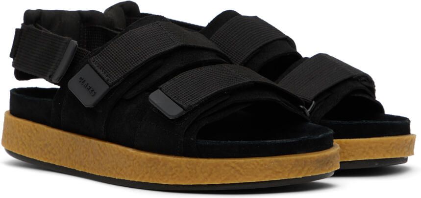 Clarks Originals Black Overleigh Tor Sandals - Picture 2