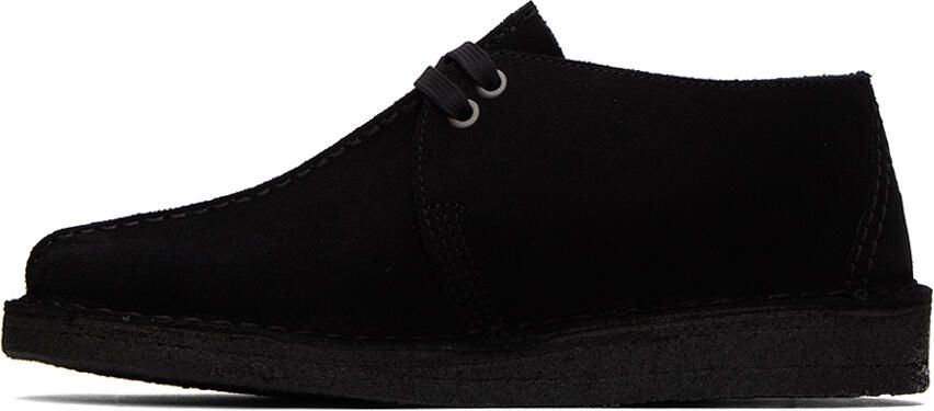 Clarks Originals Black Suede Desert Trek Derbys - Picture 4