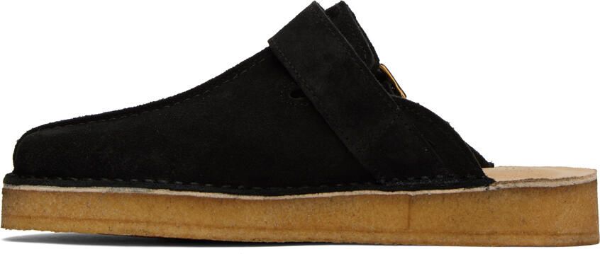 Clarks Originals Black Trek Mules - Picture 3