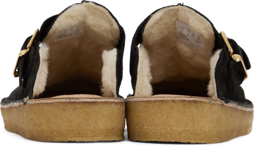 Clarks Originals Black Trek Mules