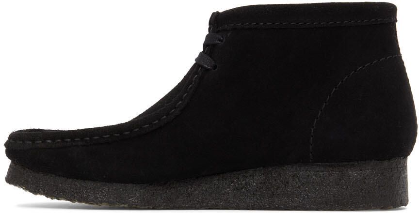 Clarks Originals Black Suede Wallabee Desert Boots - Picture 10