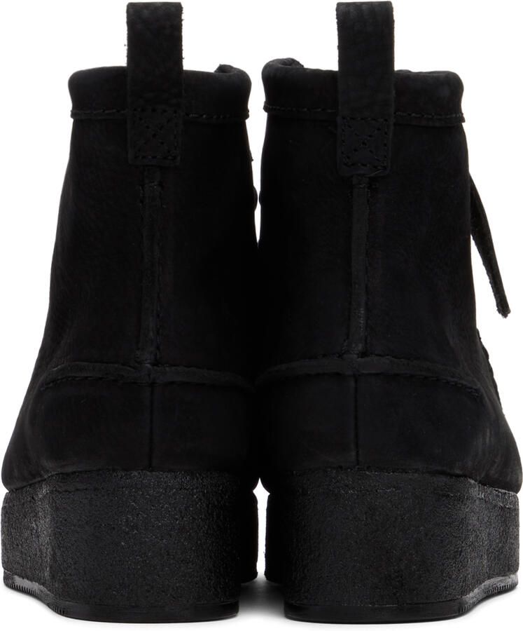 Clarks Originals Black Wallabee Craft Boots