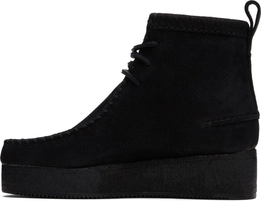 Clarks Originals Black Wallabee Craft Boots - Picture 3