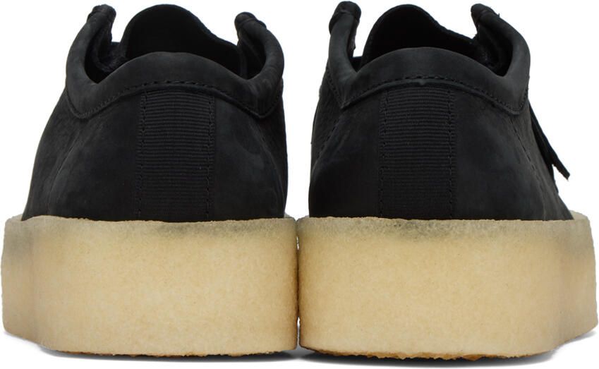 Clarks Originals Black Nubuck Wallabee Cup Lace-Up Shoes