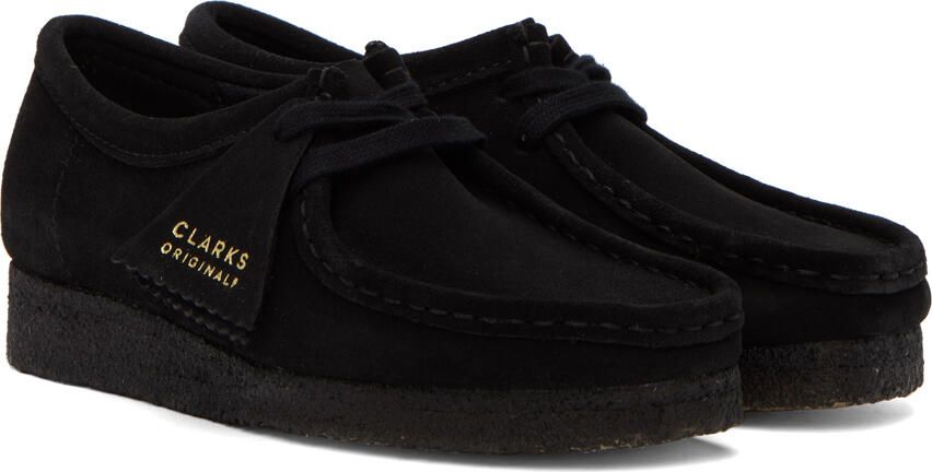 Clarks Originals Black Wallabee Derbys - Picture 2