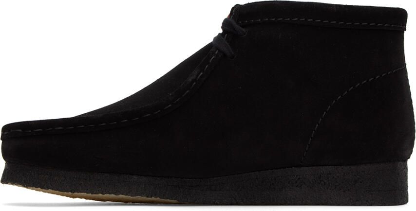 Clarks Originals Black Suede Wallabee Desert Boots - Picture 11
