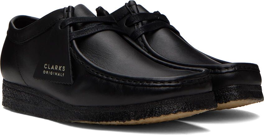 Clarks Originals Black Wallabee Loafers - Picture 2