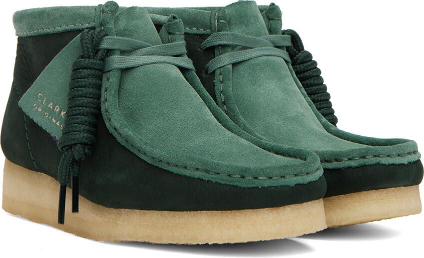 Clarks Originals Blue Wallabee Boots - Picture 2