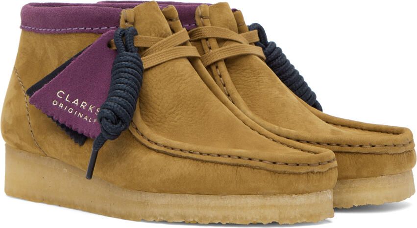 Clarks Originals Brown Wallabee Boots - Picture 2