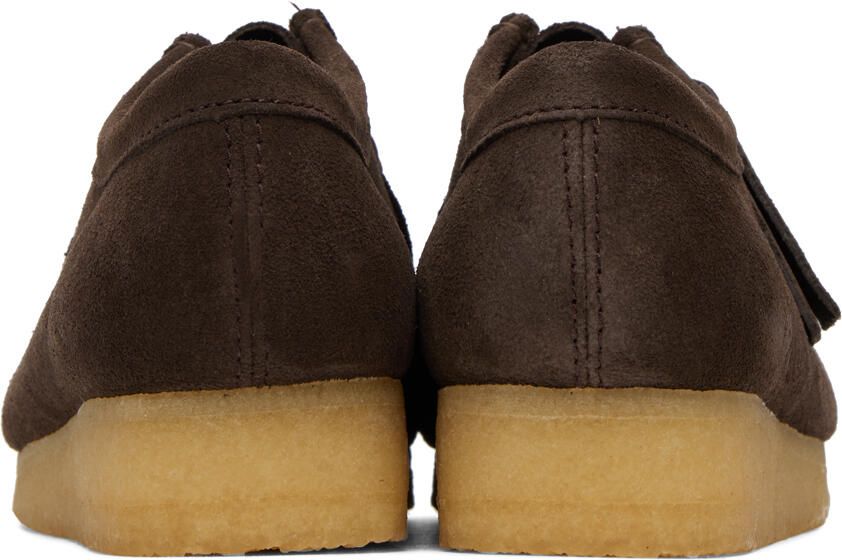 Clarks Originals Beige Suede Wallabee Derbys - Picture 4