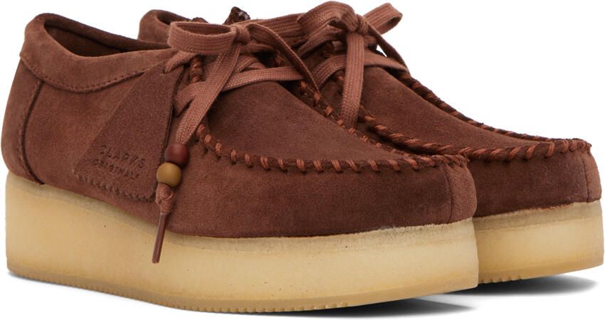 Clarks Originals Burgundy Wallacraft Lo Oxfords - Picture 2