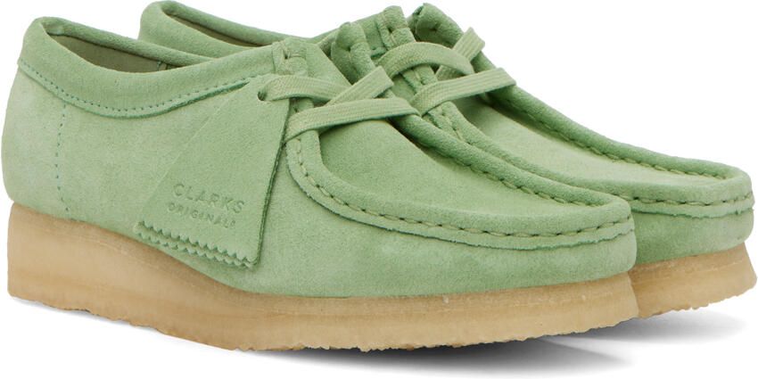 Clarks Originals Green Wallabee Derbys - Picture 2
