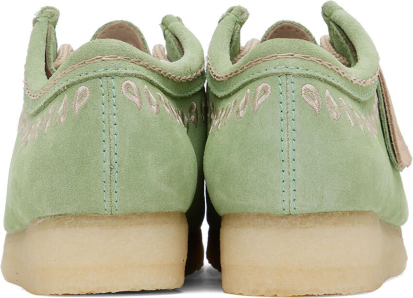 Clarks Originals Green Wallabee Oxfords
