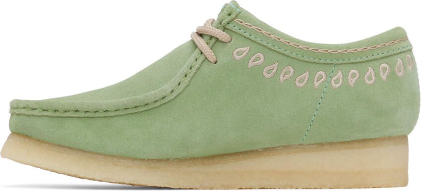 Clarks Originals Green Wallabee Oxfords - Picture 3