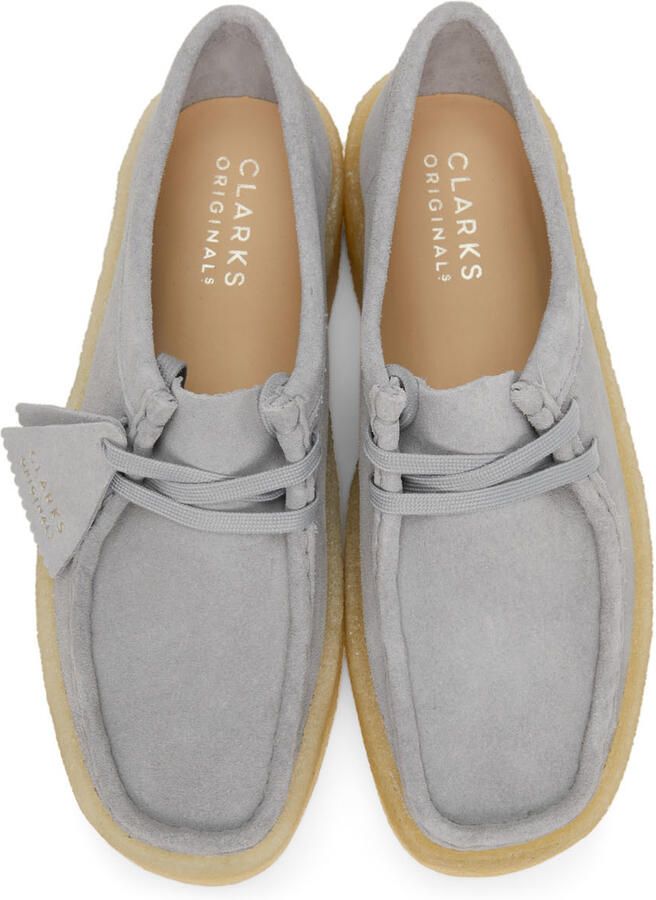 Clarks Originals Grey Suede Wallabee Cup Derbys