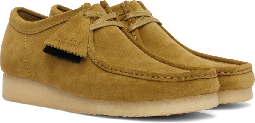 Clarks Originals Khaki Wallabee Oxfords - Picture 2