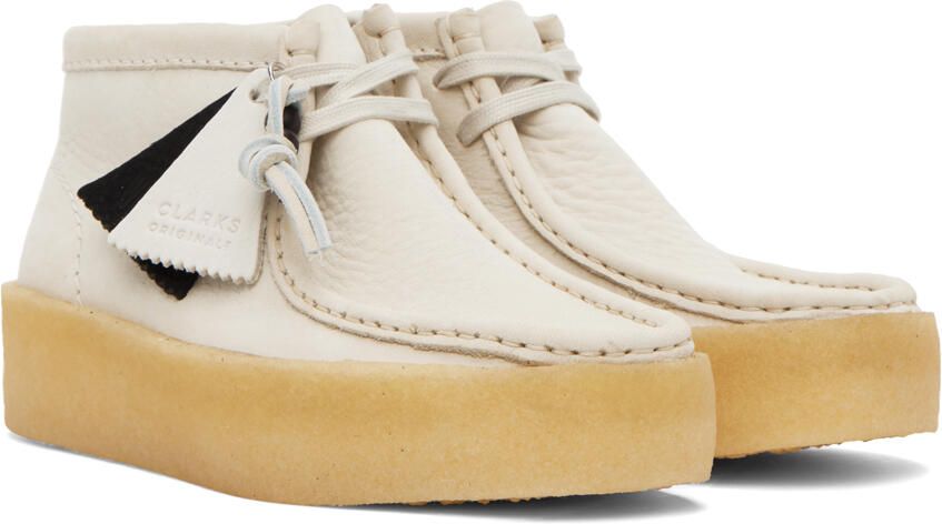 Clarks Originals Off-White Wallabee Cup Boots - Picture 2