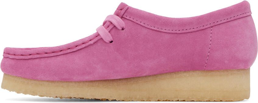 Clarks Originals Pink Wallabee Derbys - Picture 3