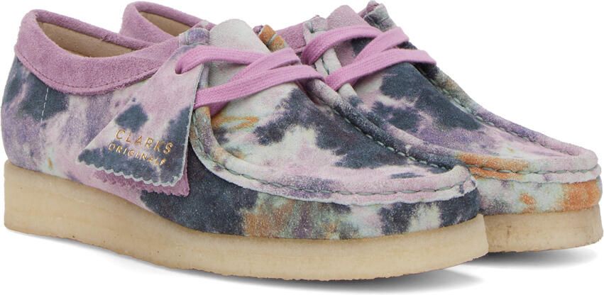 Clarks Originals Purple Wallabee Derbys - Picture 2