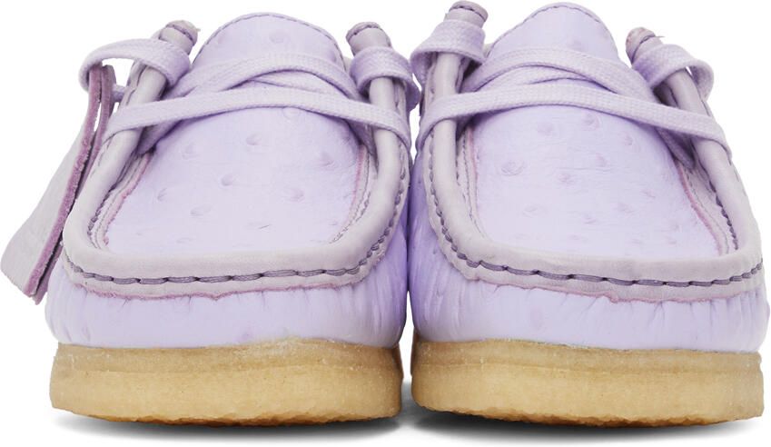 Clarks Originals Purple Wallabee Derbys - Picture 3