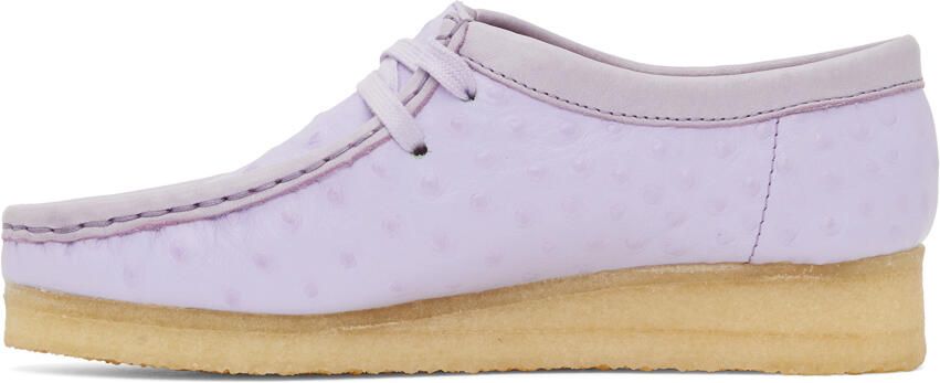Clarks Originals Purple Wallabee Derbys - Picture 4