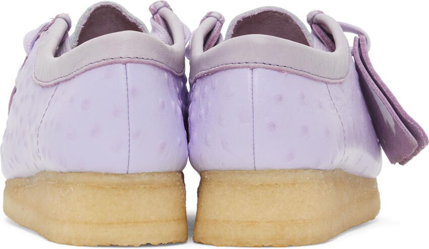 Clarks Originals Purple Wallabee Derbys - Picture 2