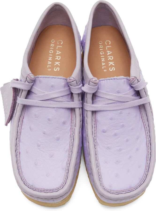 Clarks Originals Purple Wallabee Derbys