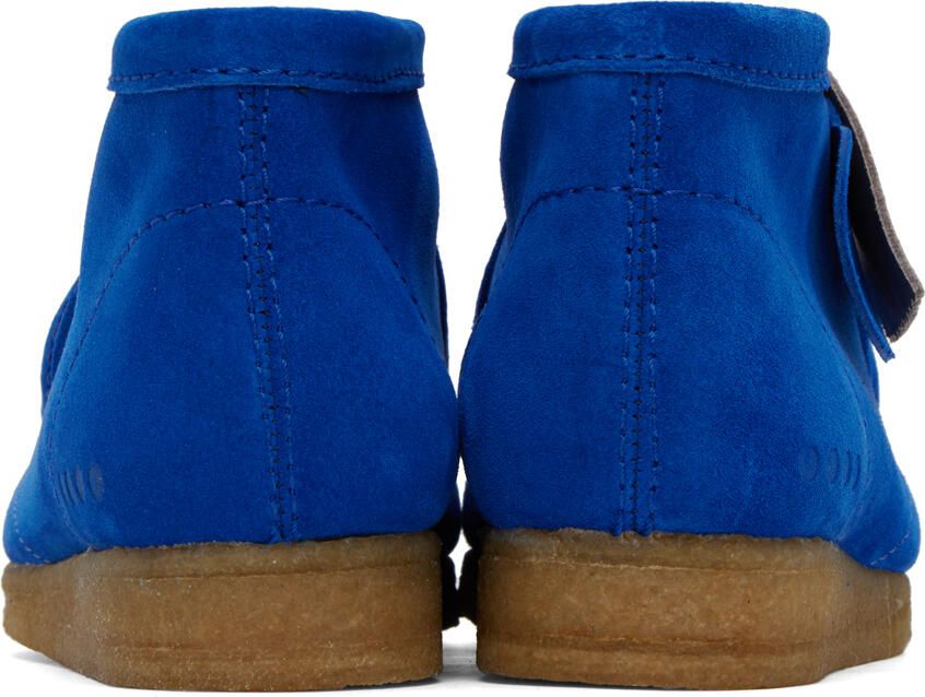 Clarks Originals SSENSE Exclusive Blue Wallabee Derbys