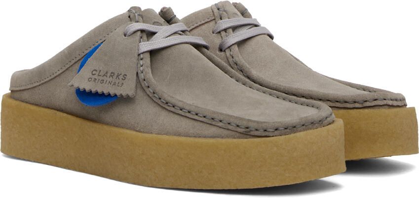 Clarks Originals SSENSE Exclusive Gray Them Skates Edition Wallabeecup Lo Oxfords - Picture 4