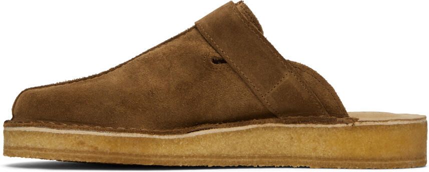 Clarks Originals Tan Trek Mules - Picture 3