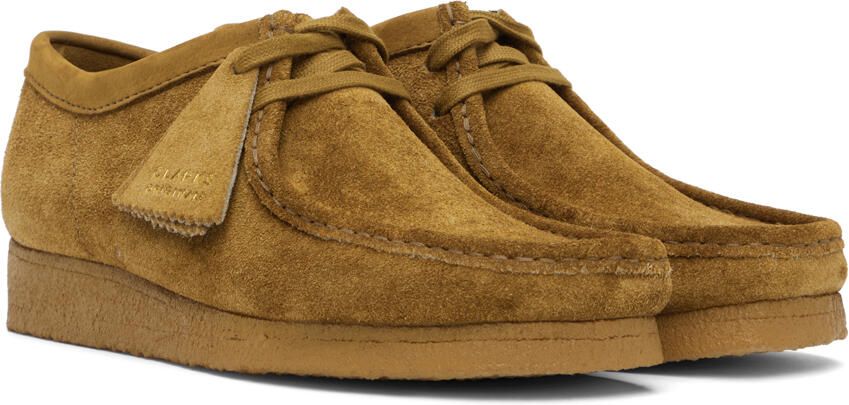 Clarks Originals Tan Wallabee Derbys - Picture 2