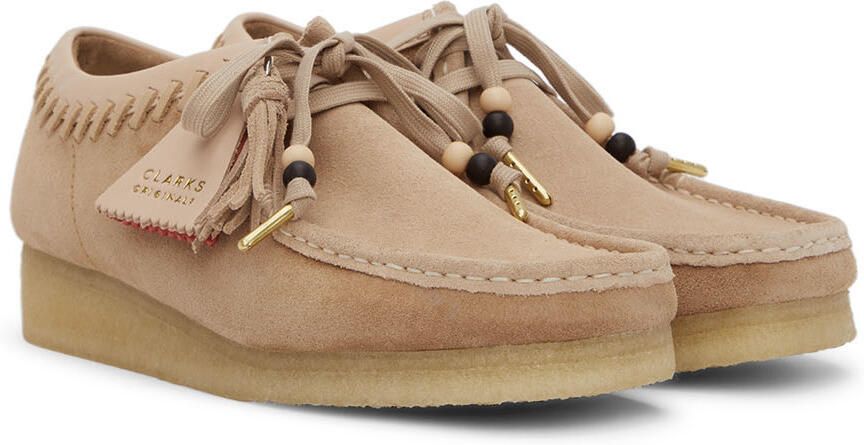 Clarks Originals Tan Wallabee Derbys - Picture 2