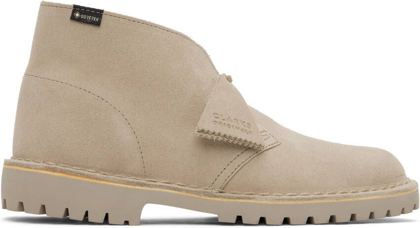 Clarks Originals Beige Beams Edition Desert Rock Boots - Picture 4