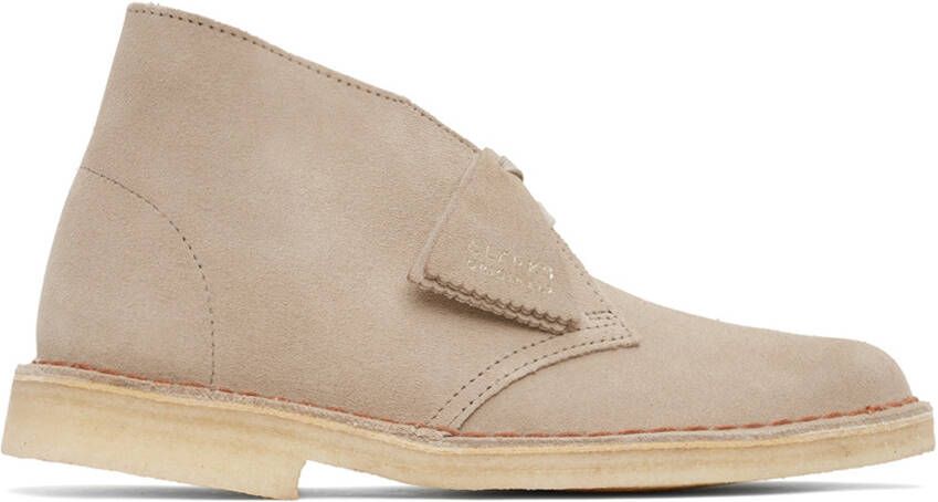 Clarks Originals Beige Desert Boots - Picture 5