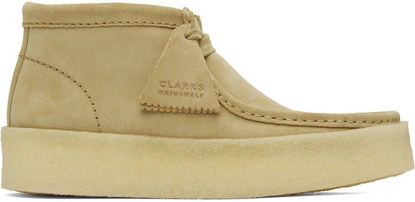 Clarks Originals Beige Wallabee Cup Boots - Picture 5