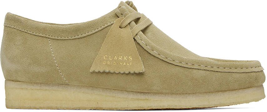 Clarks Originals Beige Suede Wallabee Derbys - Picture 12