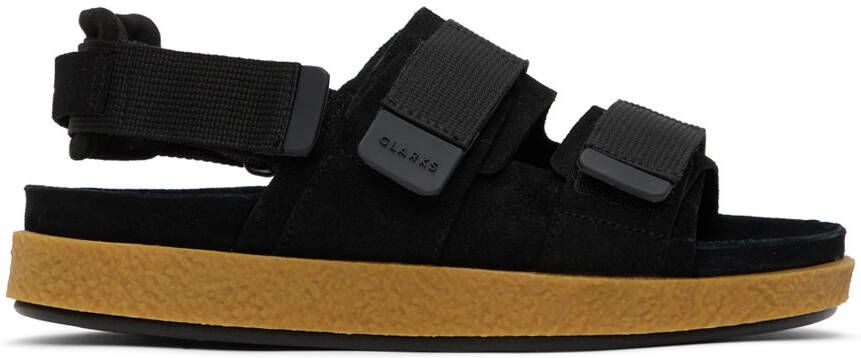 Clarks Originals Black Overleigh Tor Sandals - Picture 5