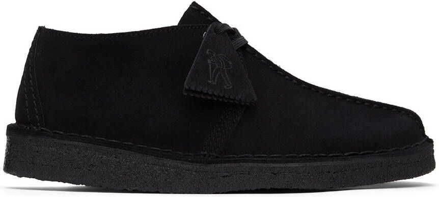 Clarks Originals Black Suede Desert Trek Derbys - Picture 6