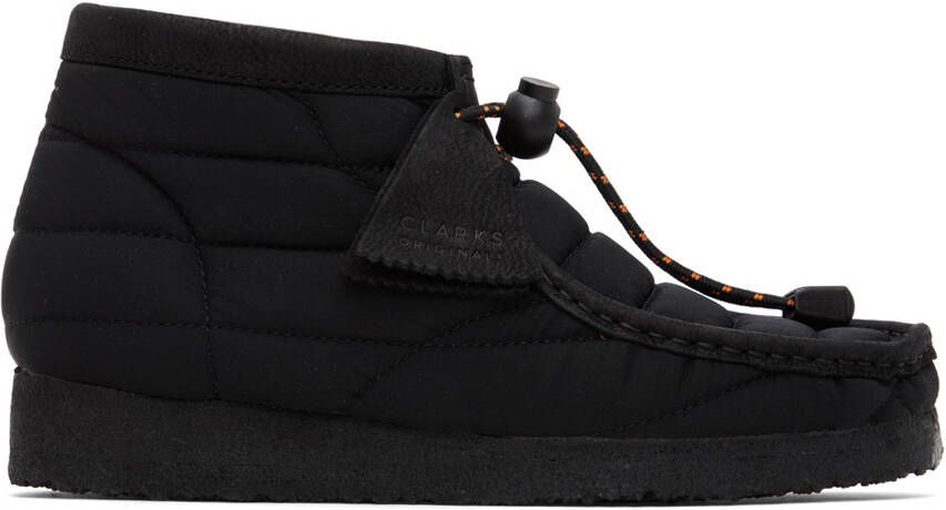 Clarks Originals Black Wallabee Boots