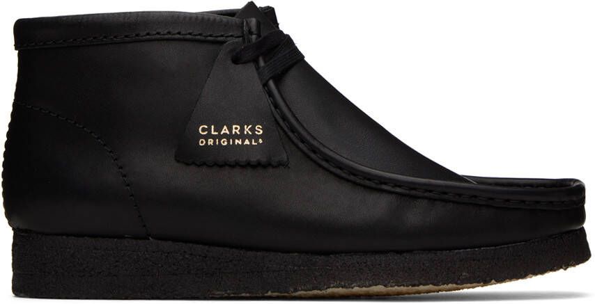 Clarks Originals Black Wallabee Desert Boots - Picture 6