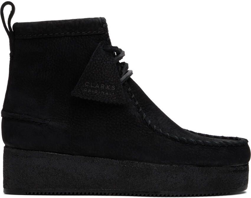 Clarks Originals Black Wallabee Craft Boots - Picture 5