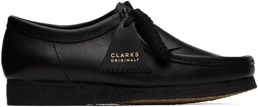 Clarks Originals Black Wallabee Derbys - Picture 4